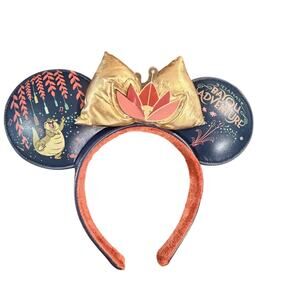 Disney Parks Tiana Bayou Adventure Minnie Ears Headband Princess Frog